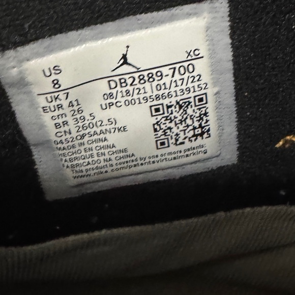 Rare Nike Air Jordan 1 high element Gore-Tex curry size 8 Y2K retro 90’s - Picture 10 of 10